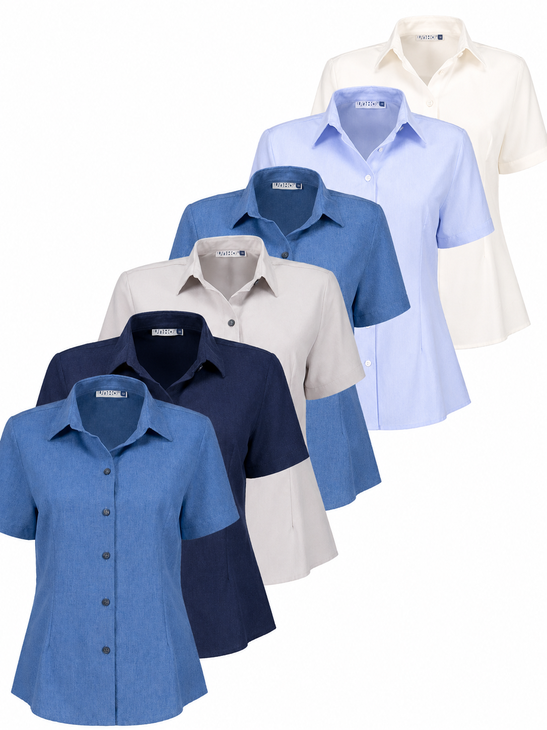 Paquete 6 Blusa Manga Corta OTB - Personalizable
