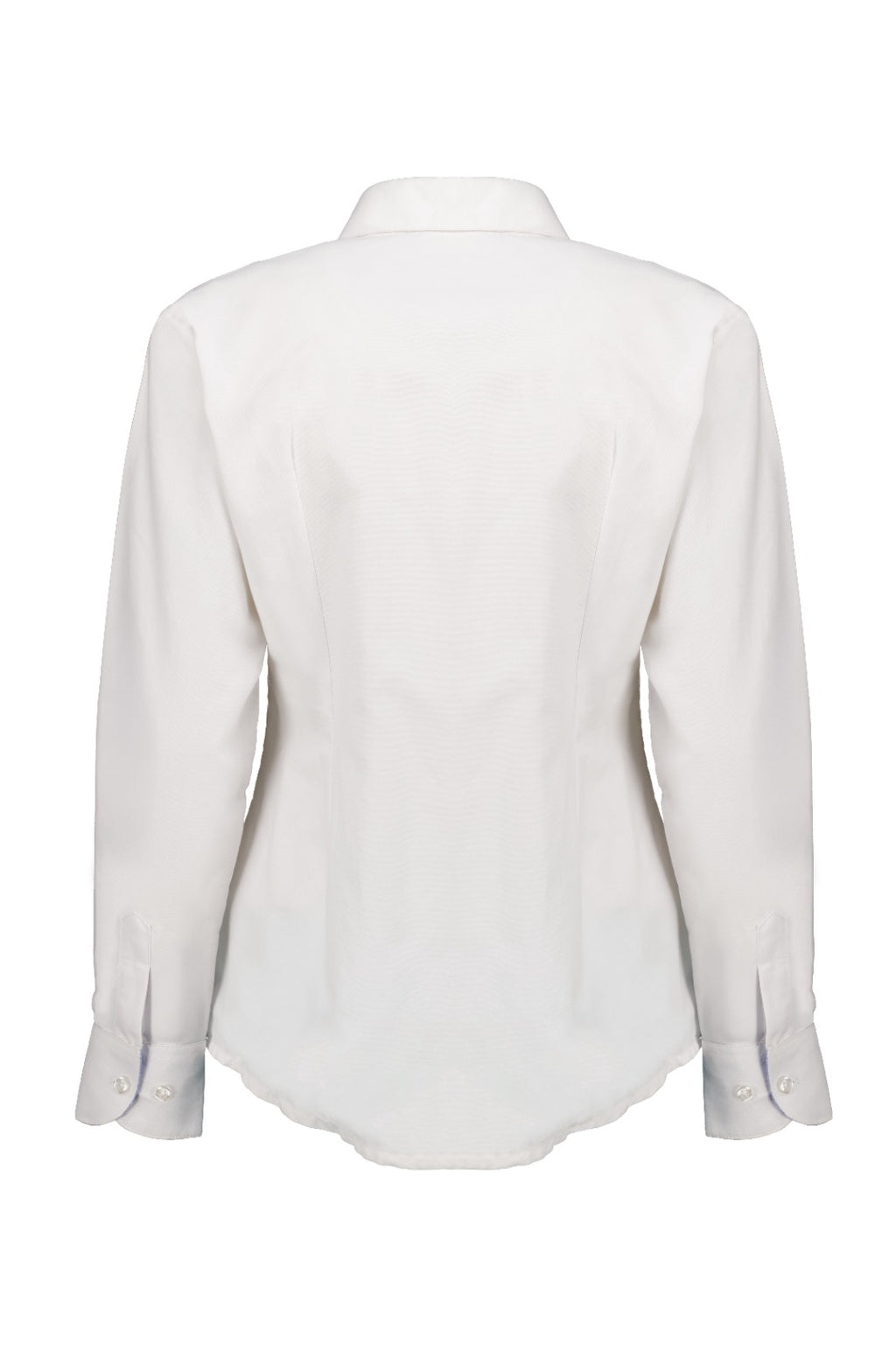 Blusa Manga Larga Combinada Oxford