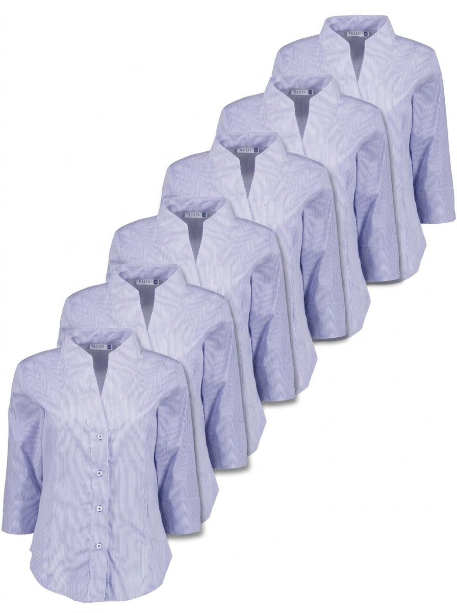 Paquete 6 Blusa Manga 3/4 Stripe - Personalizable