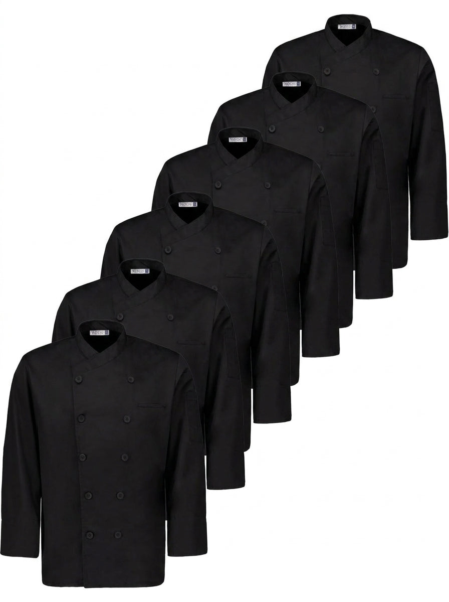 Paquete 6 Filipina Unisex Chef Ejecutivo con Dry Fit - Personalizable