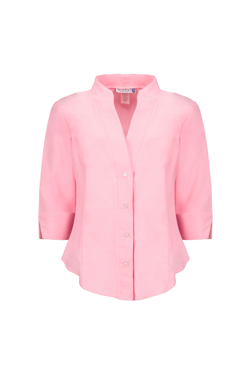 Blusa Manga 3/4 Oxford - UNHO.mid