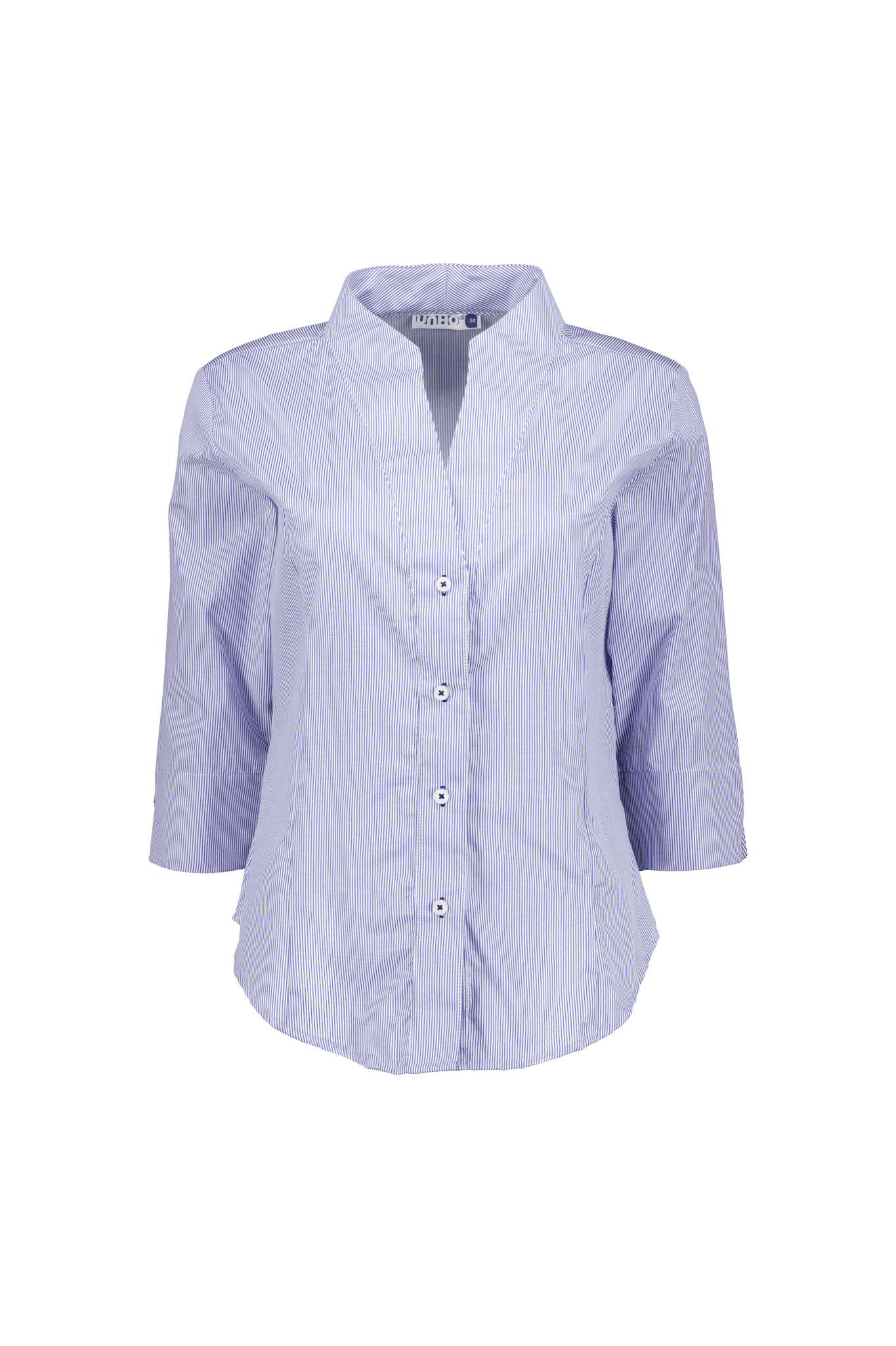 Blusa Manga 3/4 Pc Stripe - UNHO.mid