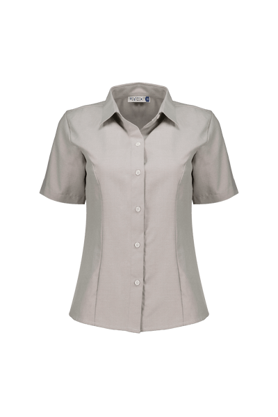 Blusa Manga Corta Corte Princesa Oxford