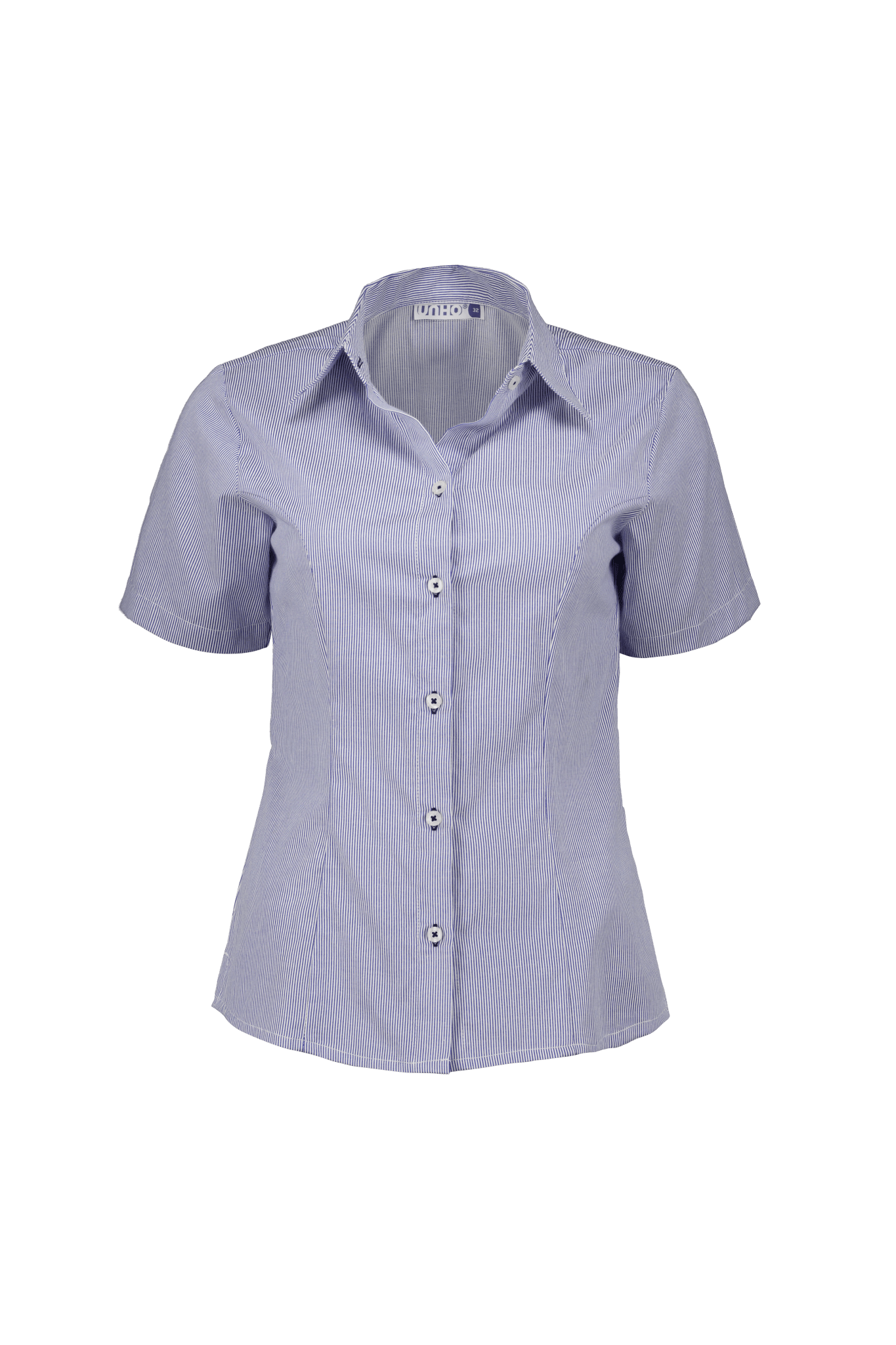 Blusa Manga Corta Corte Princesa Pc Stripe - UNHO.mid