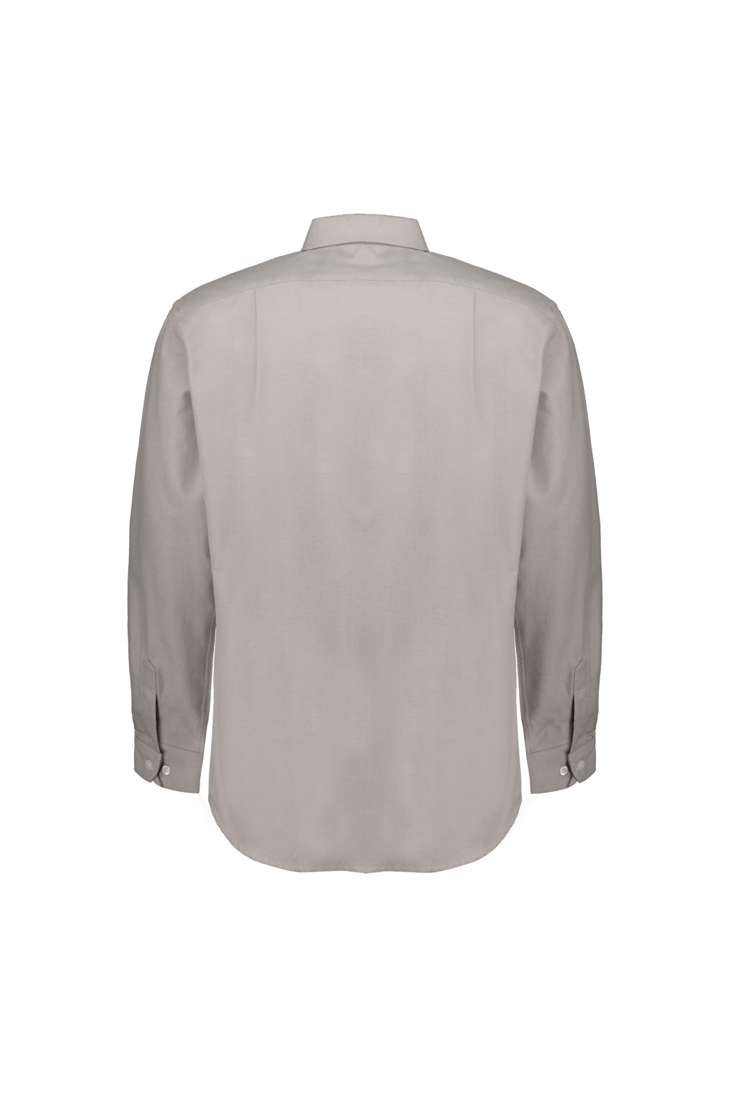 Camisa Gris Manga Larga Oxford - UNHO.mid