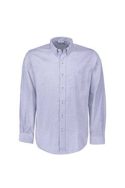 Camisa Manga Larga Azul Pc Stripe