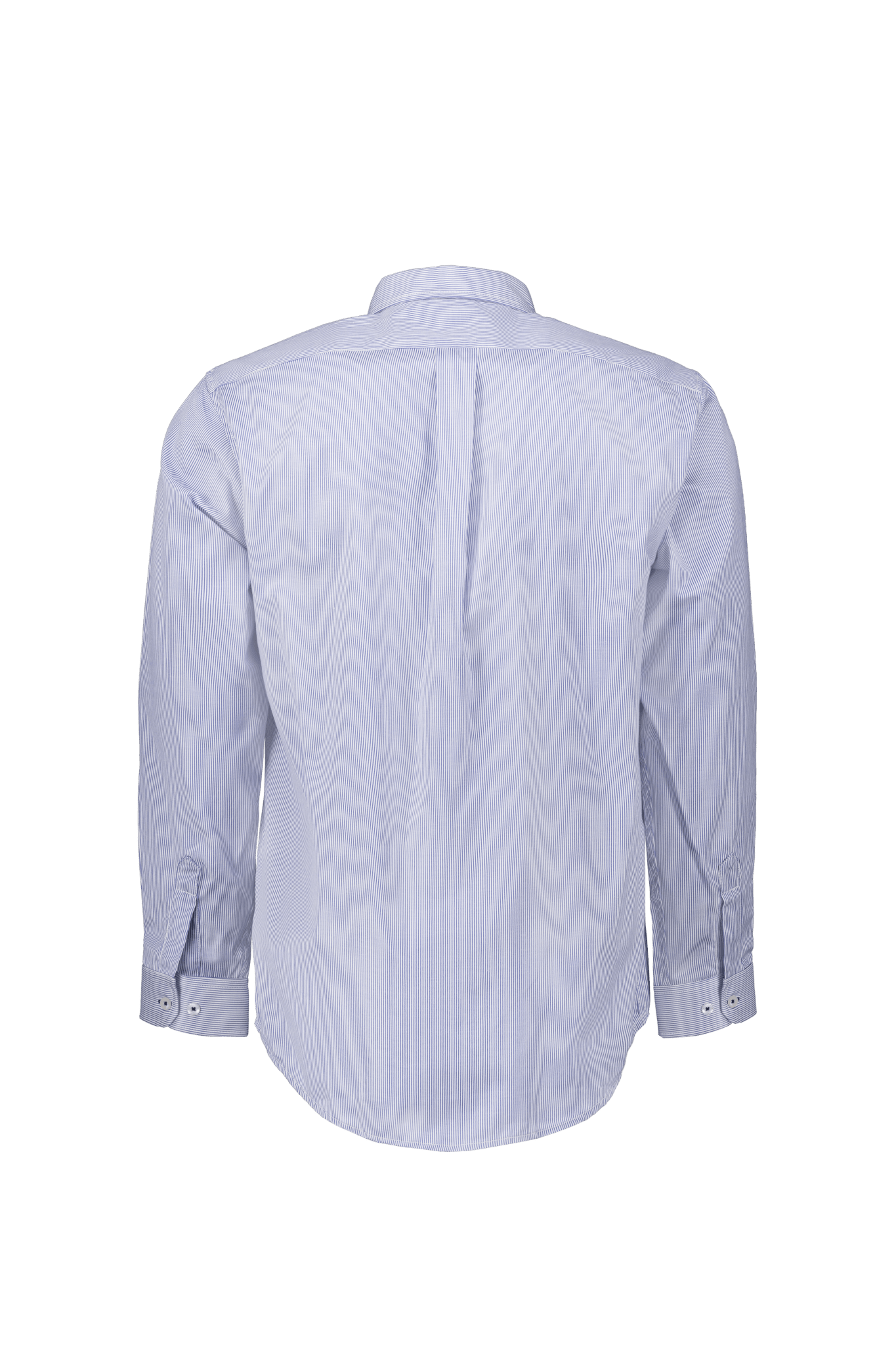 Camisa Manga Larga Azul Pc Stripe - UNHO.mid